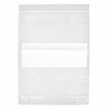 Dynarex Zip lock bags, clear with white write-on block, 9 in. x 12 in. 2mil, 100PK 8033